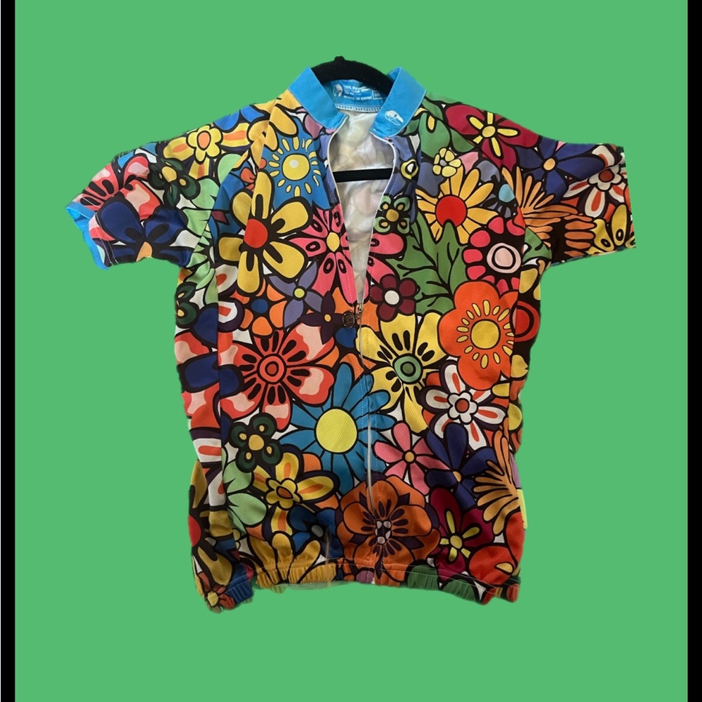 Floral Multicolor Men's street wear flower sports Shirt